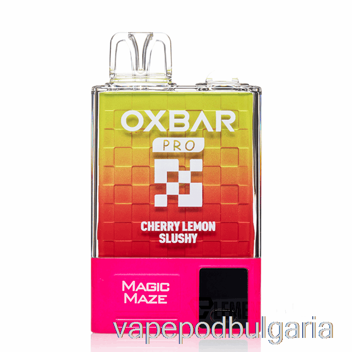 Vape Течности Oxbar Magic Maze Pro 10000 за еднократна употреба Cherry Lemon Slushy - Pod Juice